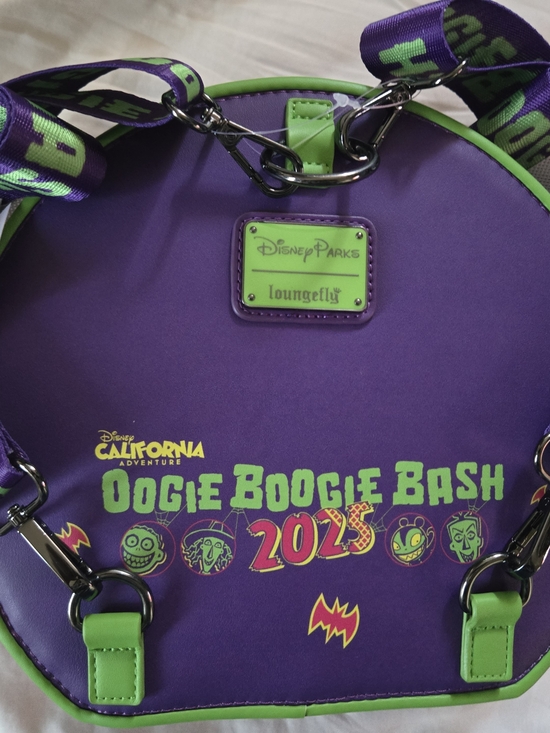 Loungefly Green & Purple Oogie Boogie Round Backpack main image 7